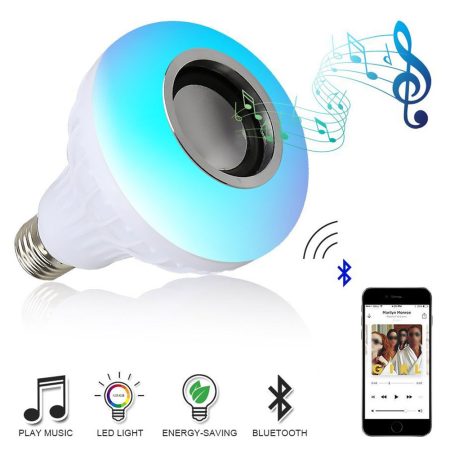 Pametna LED žaruljasa zvučnikom i Bluetooth konekcijom 2u1