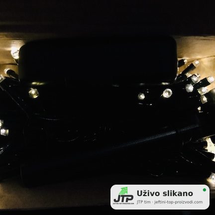 Solarne božićne lampice - 20m/10m — uživo slika 5