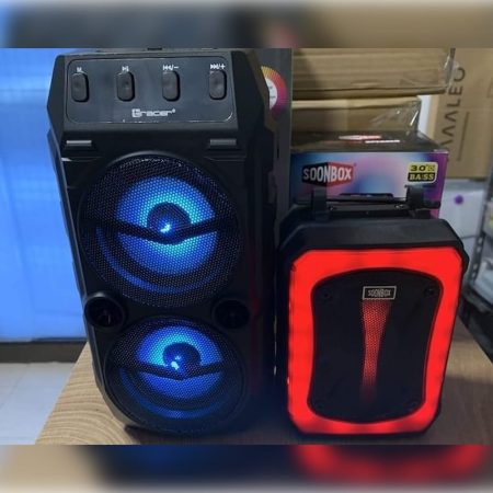 Mini Bluetooth Zvučnik sa LED Svjetlima - TWS FM Radio USB TF Kartica