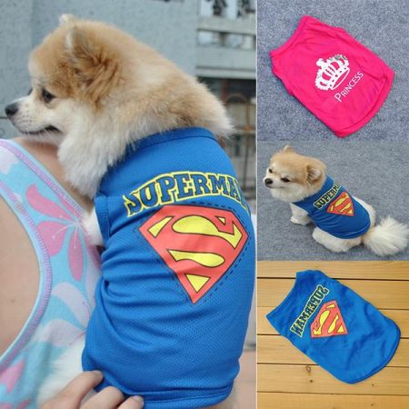 Majica za psa sa natpisom Superman