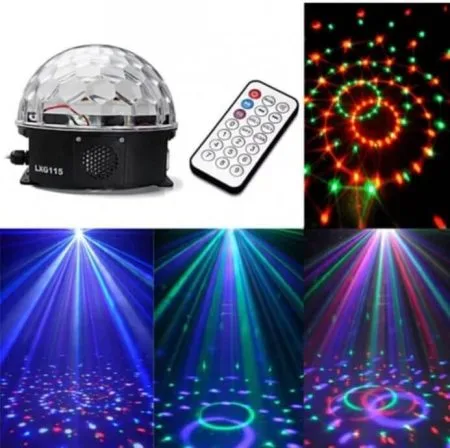 Disko kugla - LED, Bluetooth i MP3