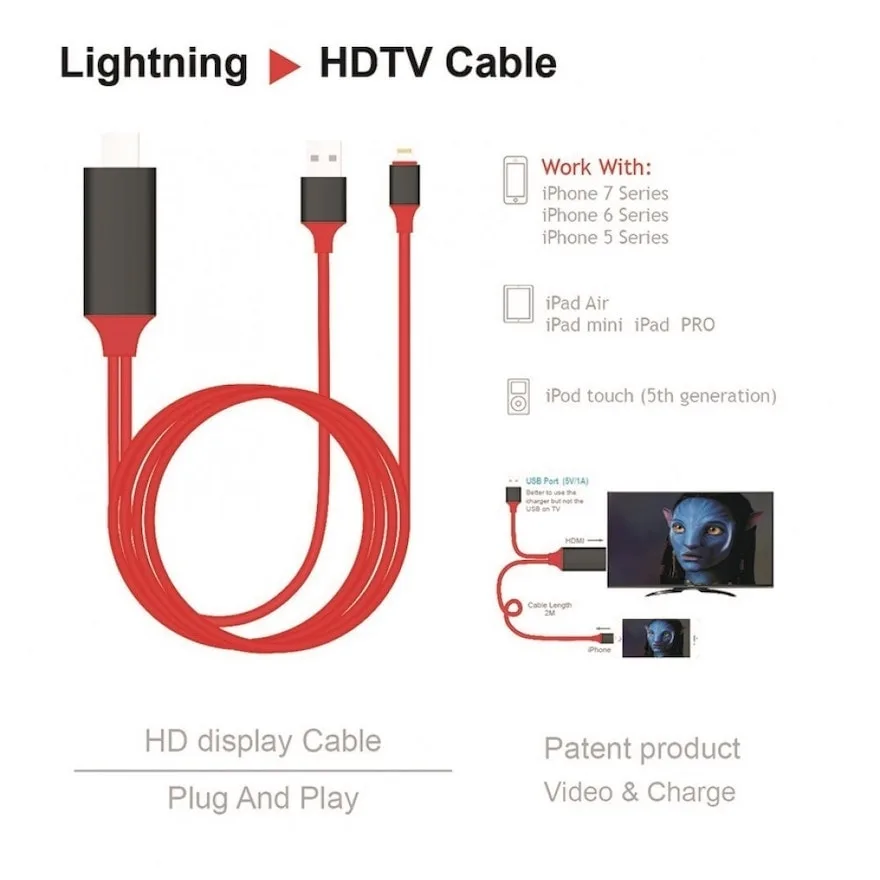 Lightning to HDMI kabel - Slika 3