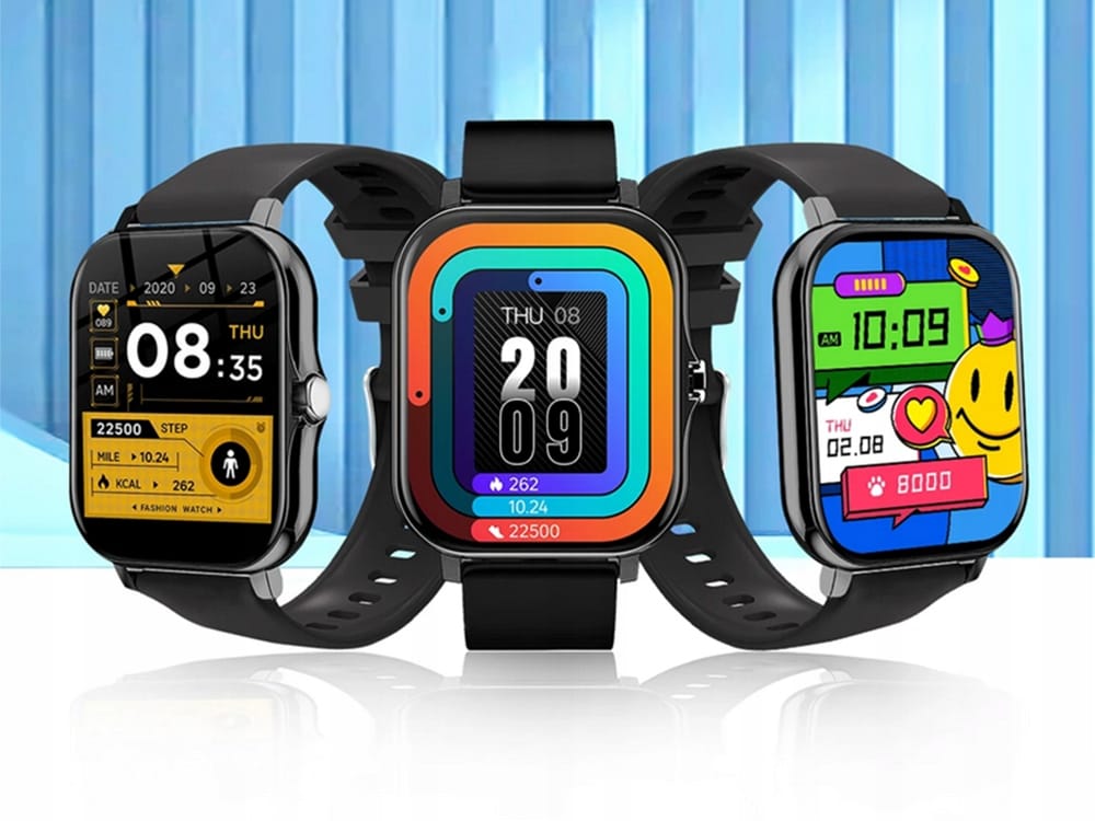 Smartwatch s 2 remena – gumeni za sport i metalni za eleganciju_00011