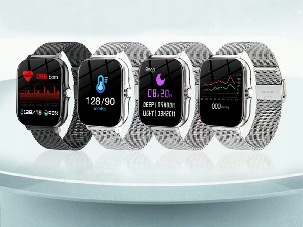 Smartwatch s 2 remena – gumeni za sport i metalni za eleganciju_0004