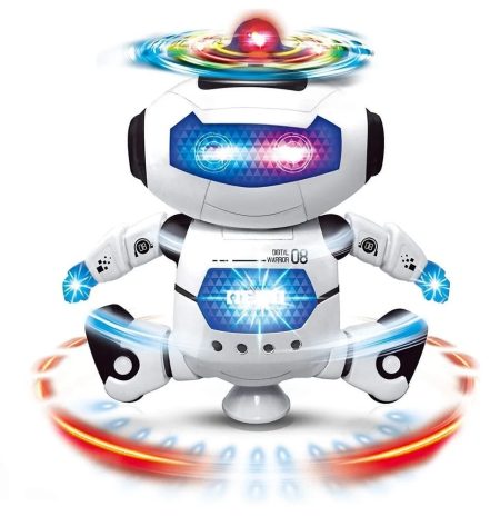 Igračka robot sa svjetlom i glazbom - Naughty Dancing Robot