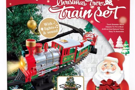 Božićni električni vlak za božićno drvce