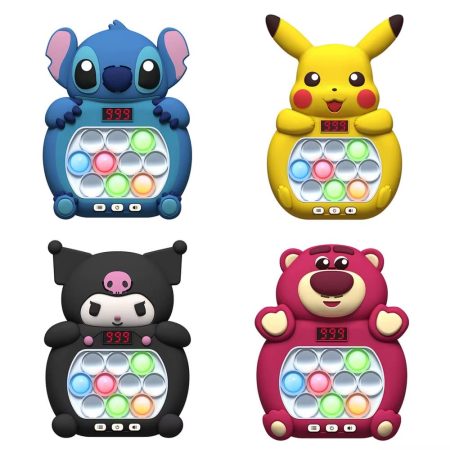 Elektronska Pop It Konzola Pikachu & Stitch - 5 Načina Igre