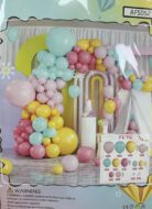 Baloni mix sareni pastel boja girlanda 106 kom_6