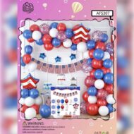 Set balona stil Amerika girlanda 79 kom_2 2