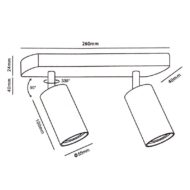 Moderna zidno – stropna lampa_00020