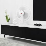 Stolni ventilator bijeli metalni