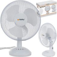 Stolni ventilator bijeli metalni