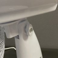 Stolni ventilator bijeli metalni