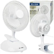 Stolni ventilator bijeli metalni