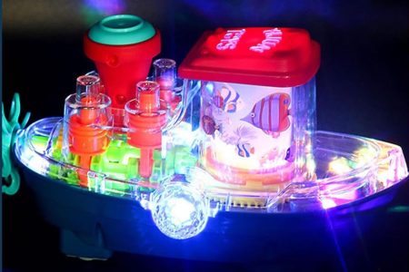 Prozirni Električni Brodić – Avantura Uz Glazbu i Svjetla