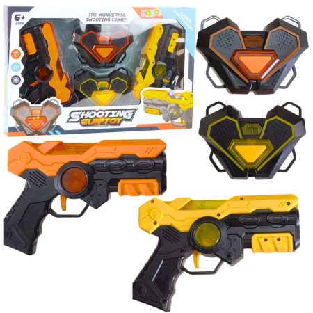 Laser tag set za 2 igrača, novi model – komplet – 2 pištolja i 2 štita