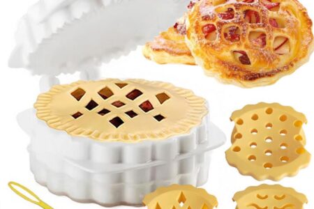 Kalup za oblikovanje kore od prhkog tijesta s izmjenjivim rezačima