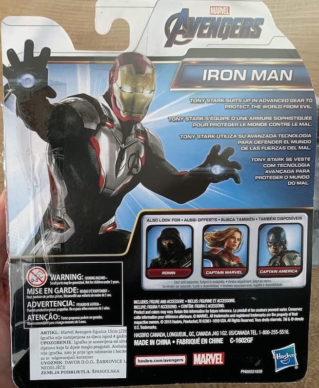 Marvel Avengers figurica — 13 cm Iron Man_01
