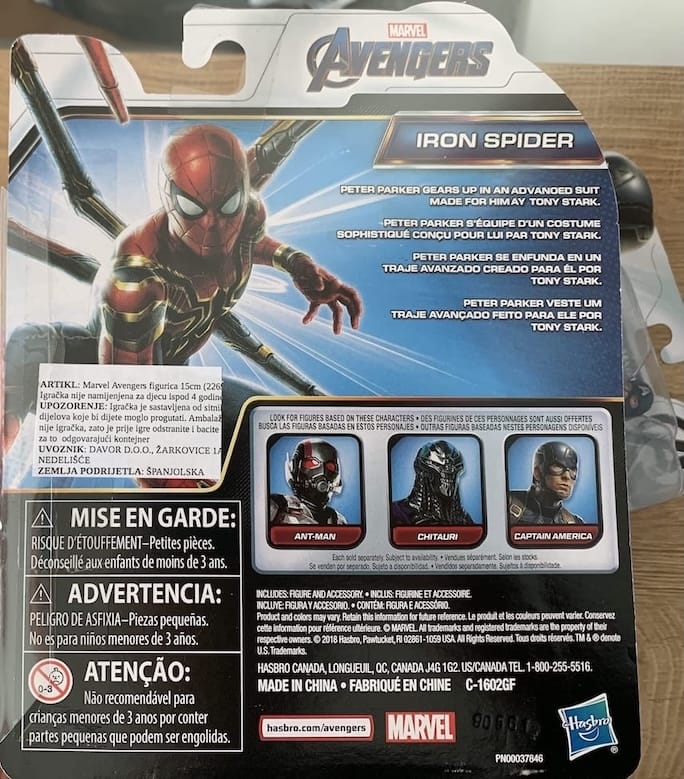 Marvel Avengers figurica — 13 cm Spider-Man_01