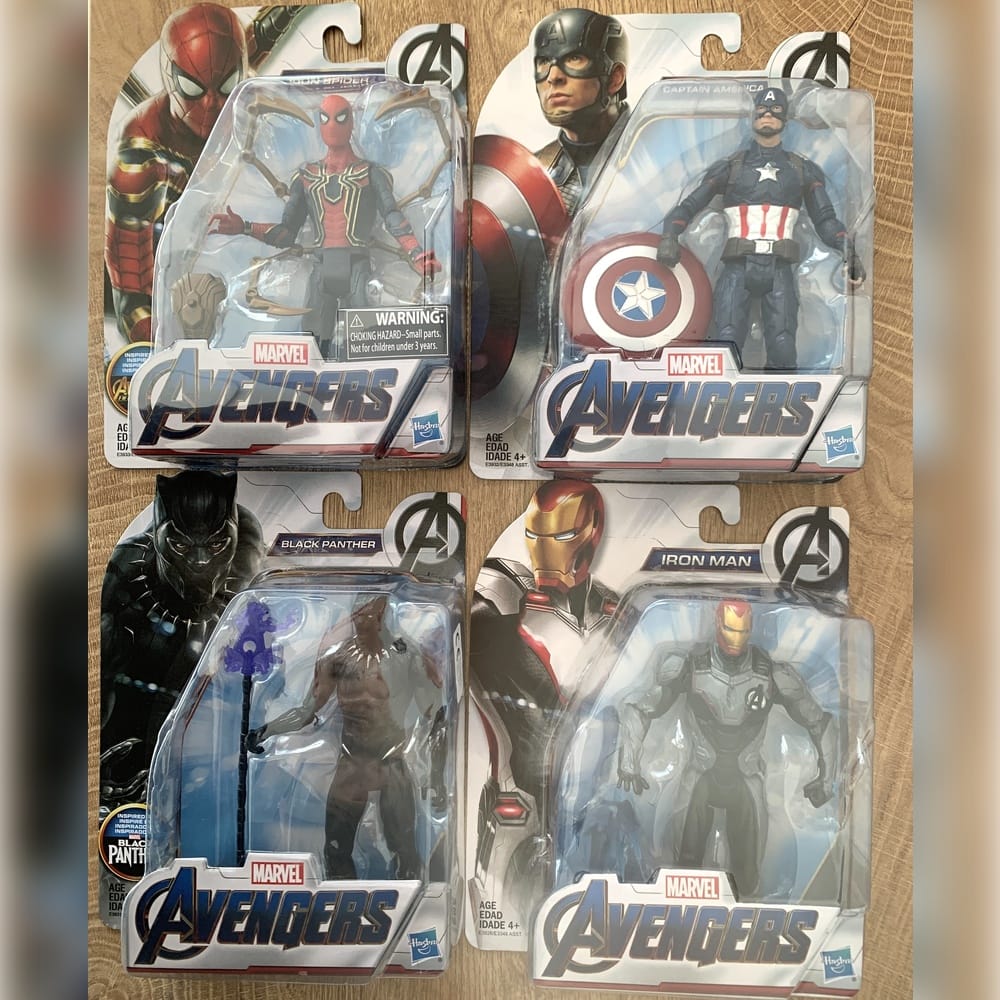 Marvel Avengers figurica — 13 cm Spider-Man_Captain America_Black Panther_ Iron Man_022 (1)