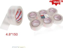 Prozirna ljepljiva traka za pakiranje – pakiranje od 6 komada, razlicite dimenzije i boje_prozirne_001