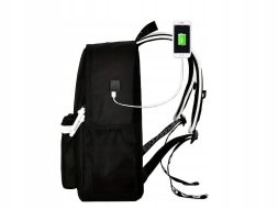 Skolski ruksak za tinejdzere 40 cm – USB i reflektirajuci_001