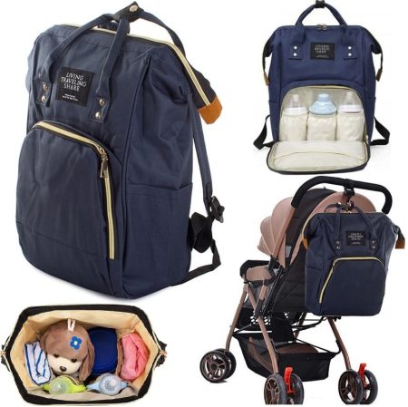 Torba za kolica 3u1 – ruksak i organizer za mame i bebe
