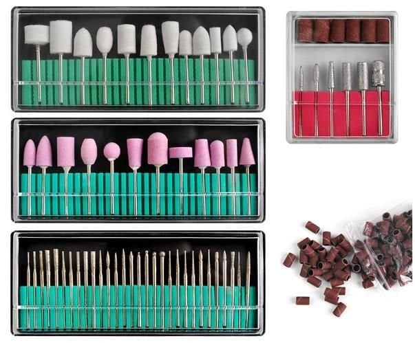 Set nastavaka za elektricnu turpiju za nokte – 54 nastavka + 100 kapica (2.35 mm)_04