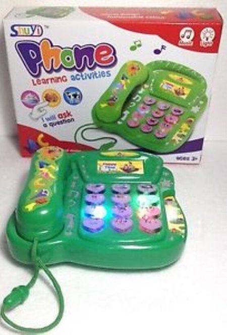 Dječji edukativni telefon s učenjem brojeva, glazbom i pitanjima