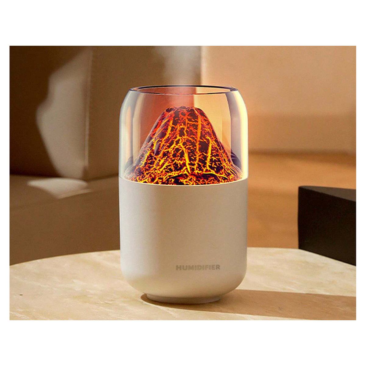 Ovlaživač zraka Vulkan s LED svjetlom, 300 ml